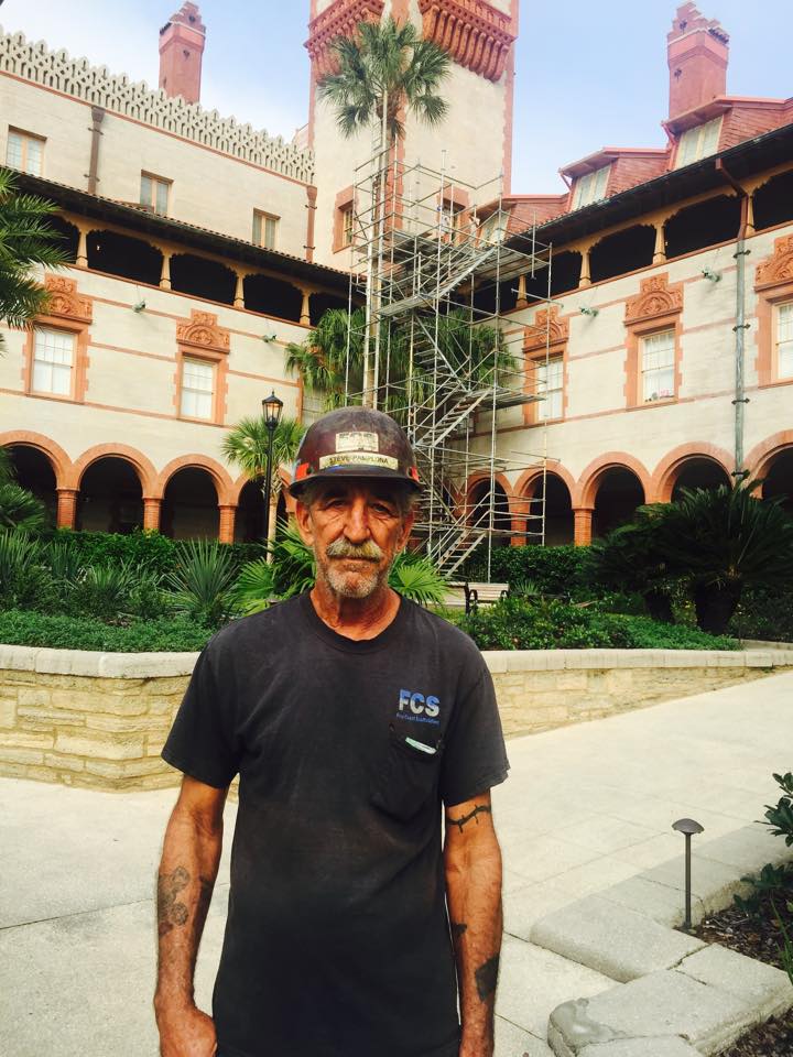 I scaffolded the Franklin Roosevelt Bridge in New York