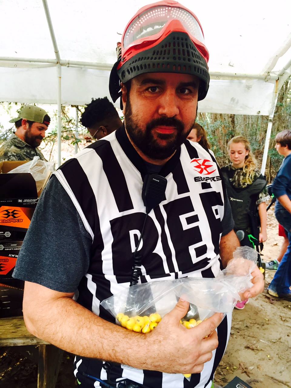 I play paintball because I am an adrenaline junkie