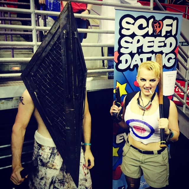 We do costuming in New Orleans and it is fun to flip the card and be evil