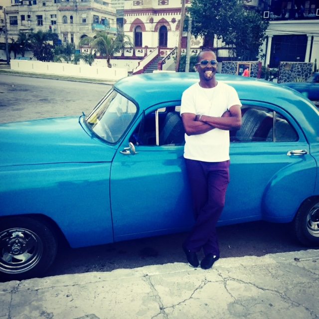 I like my work and driving cars. This was my grandpa’s car. My dad drove it too