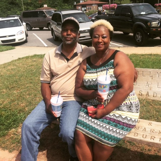 Our getaway time is a cabin in the mountains. He fishes and I paint