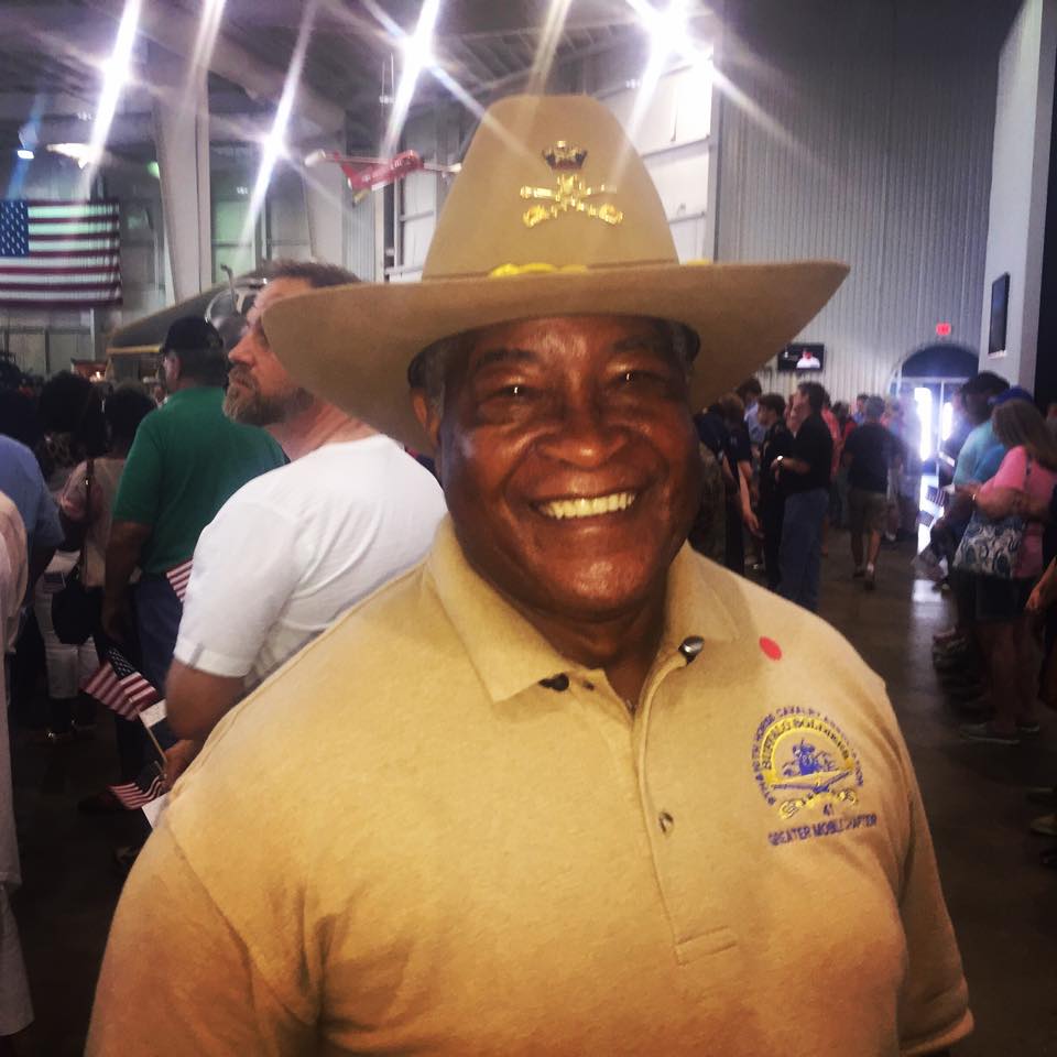 I am a member of the Buffalo Soldiers. When I retired I got an SUV and a horse and everything else is history