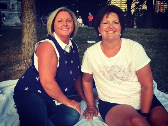 We have a great friendship and we are sister-in-laws. We take care of each other. Right now our story has a happy ending