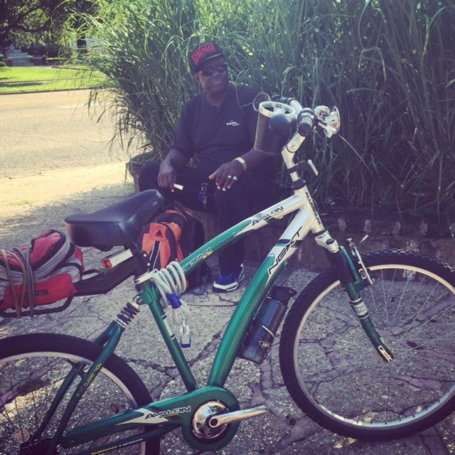 I ride this bike three miles from Whistler, across the bridge to the bus stop