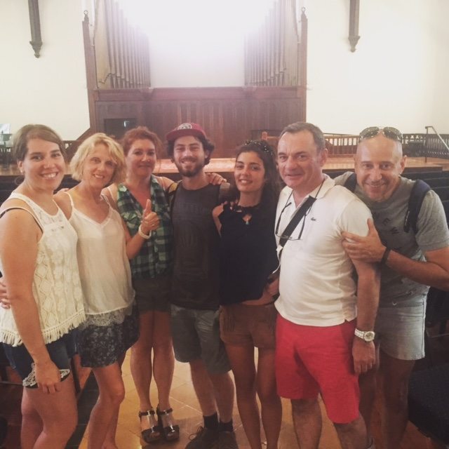 Everyone has waved and told us hello. That doesn’t happen in France