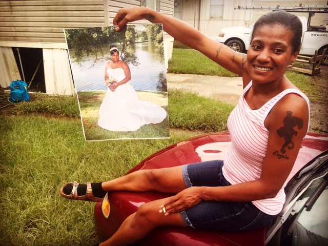 A few weeks ago it was white verses black here. This flood brought us together