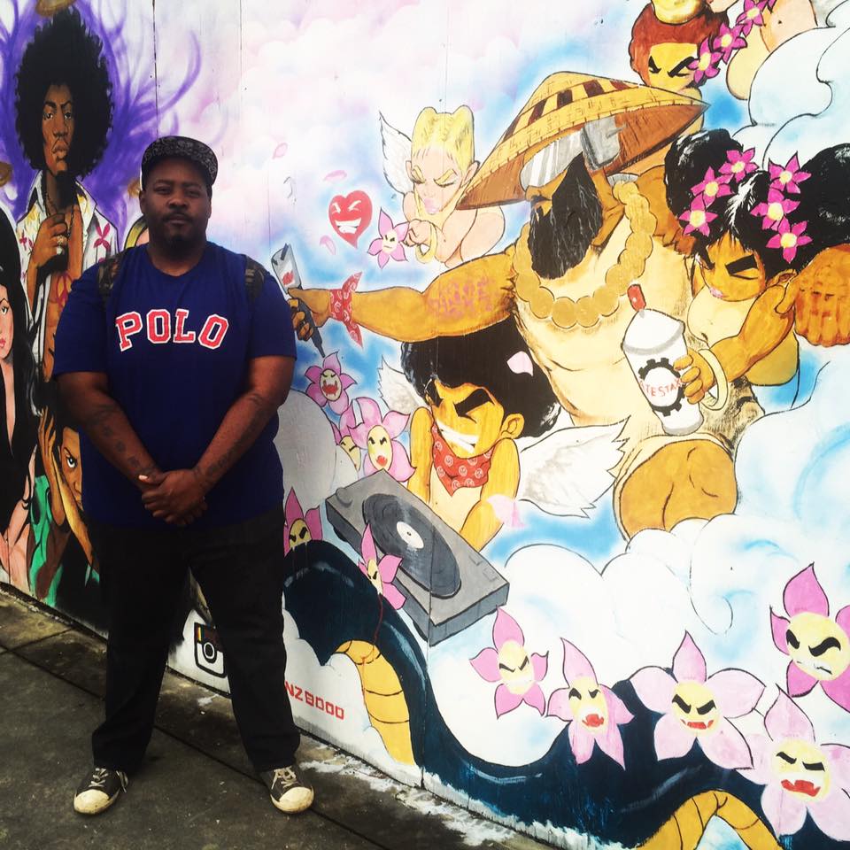 I paint the murals because they are a gift to the city. I wish my aunties and the old people who raised me could see this