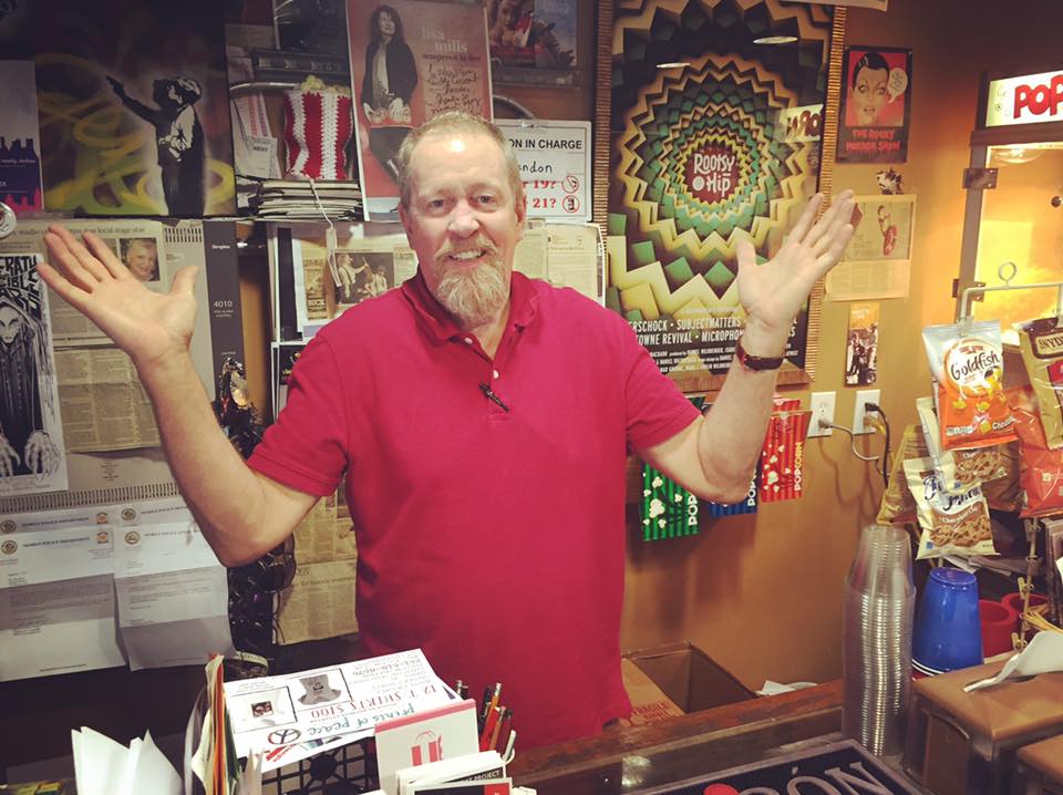 If you have a problem sweeping popcorn, you better not be in the movie business.