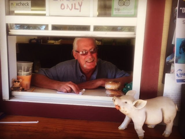 I told my wife it was time for us to do something and I think it is barbecue. She said, ‘You have lost your mind.’