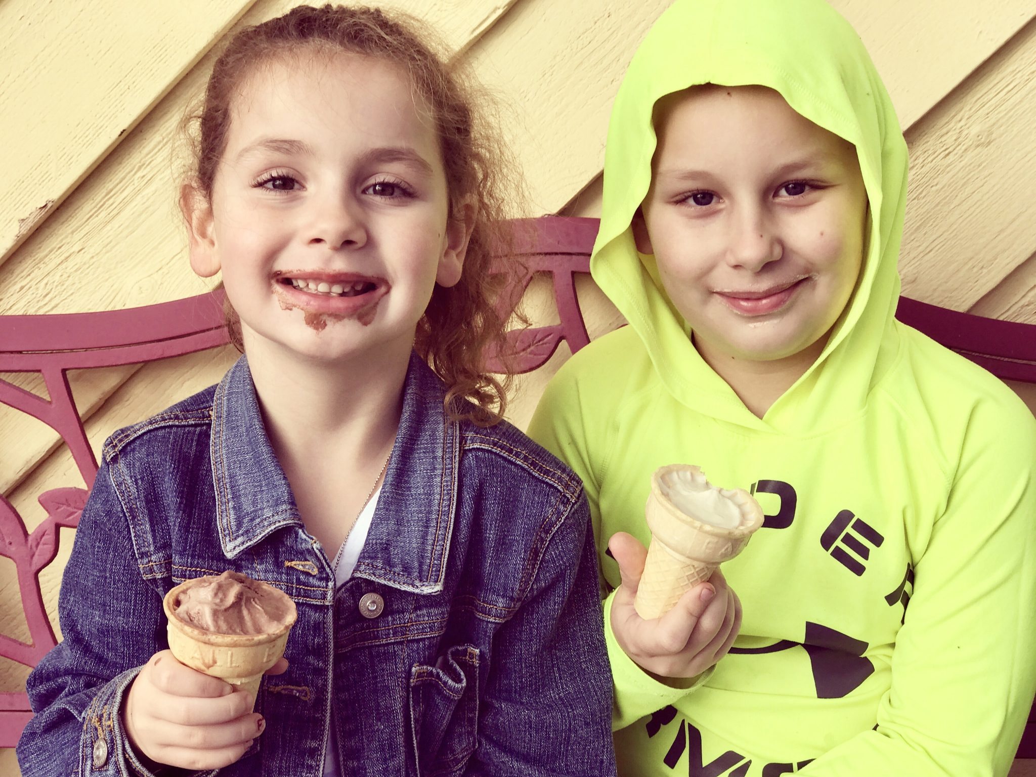 My favorite flavor is sherbert, but sometimes I get chocolate