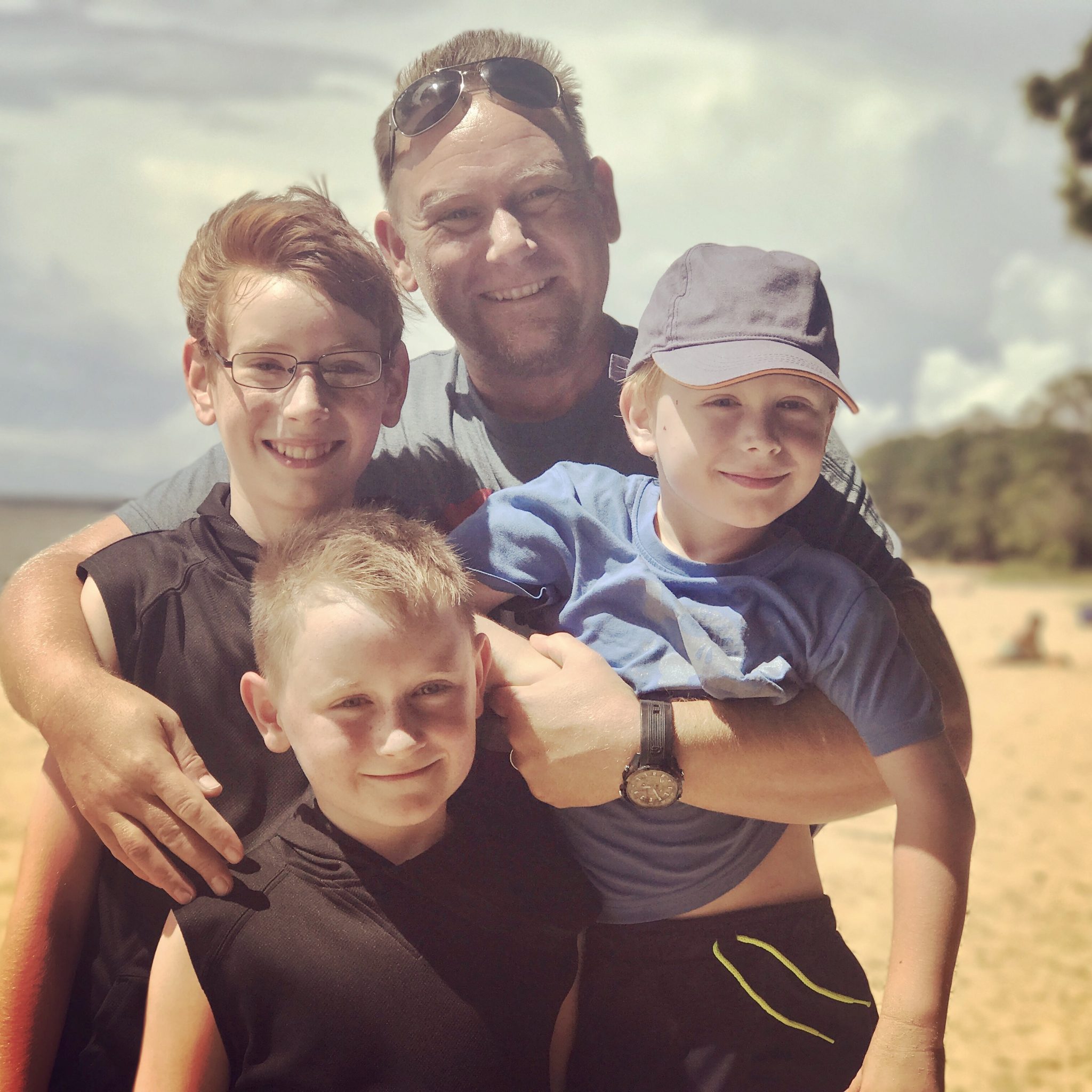 Our dad has our names tattooed on his arm