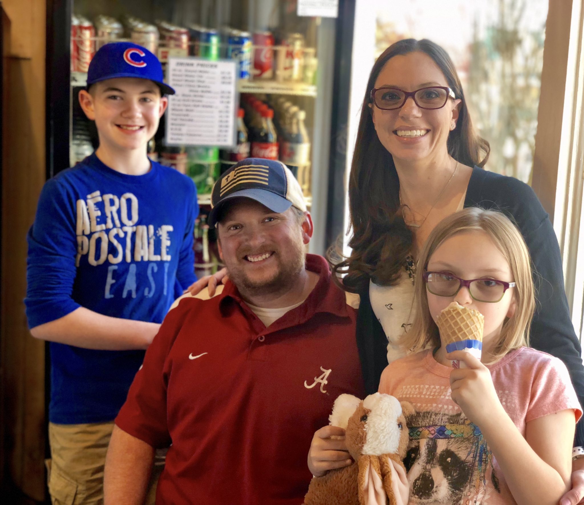 We closed on our house today and we are celebrating with icecream
