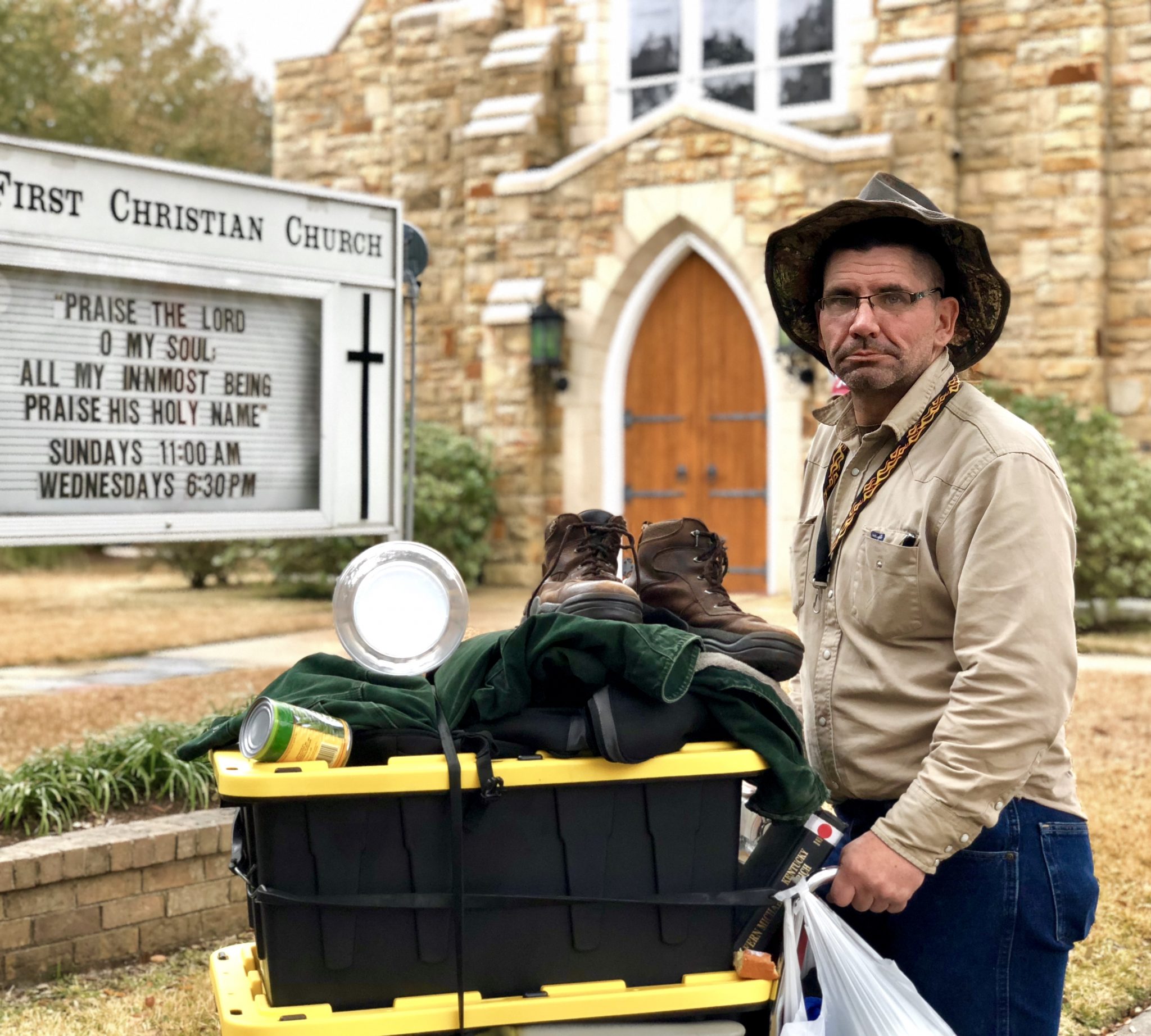 I walked here from Oklahoma