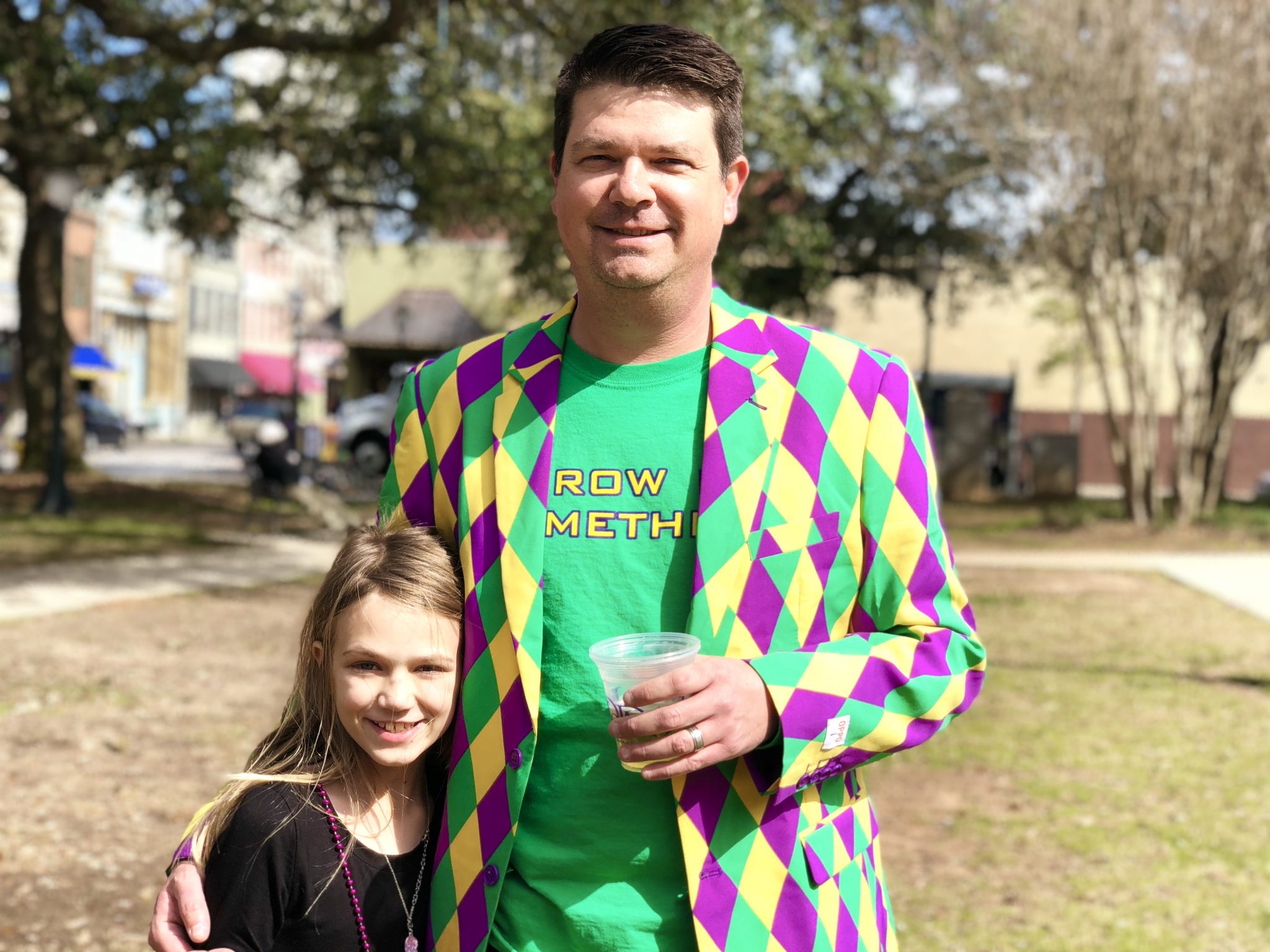 We brought 40 people with us to Mardi Gras