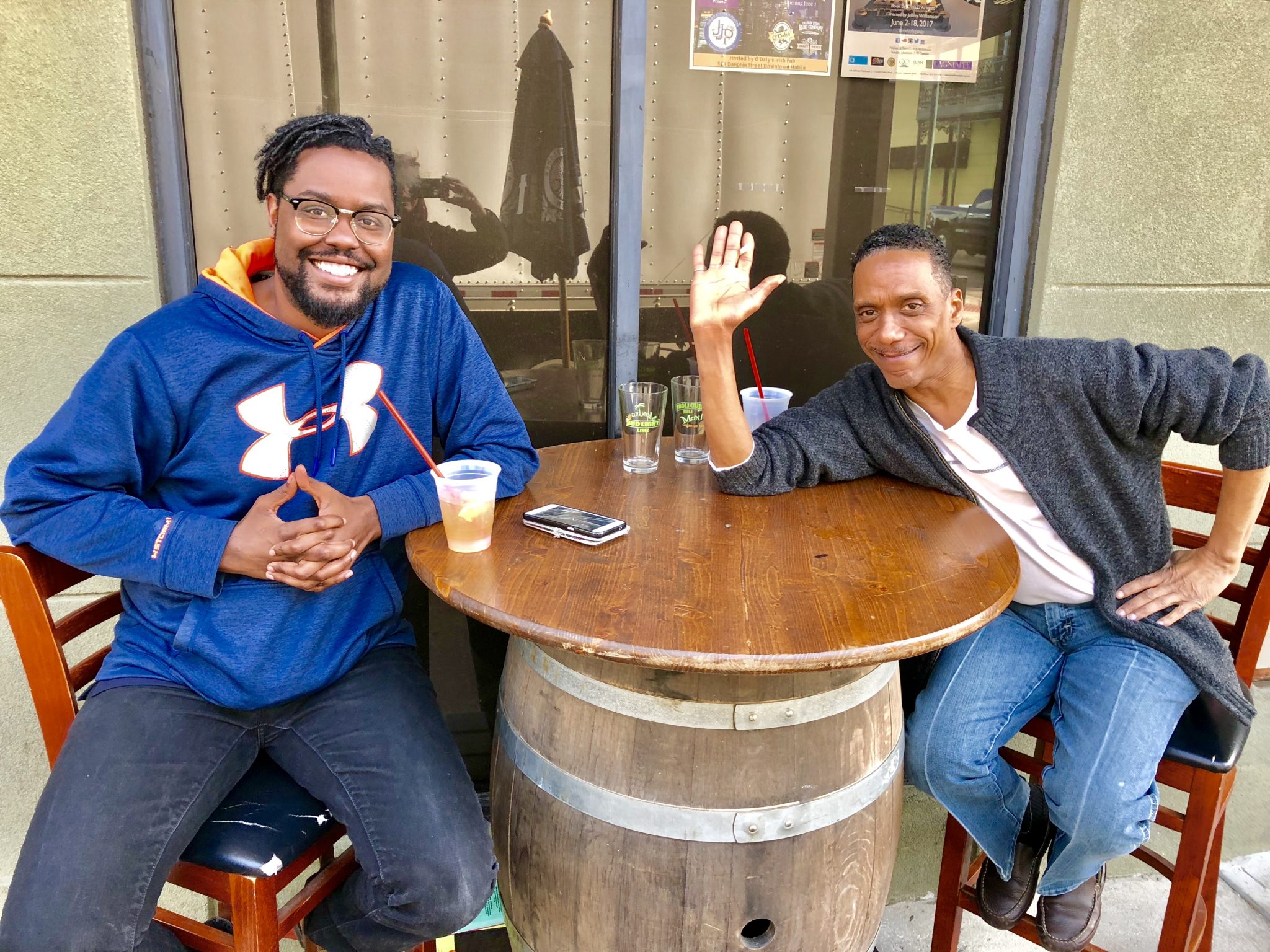 Right now, I am sitting with “The Mayor”