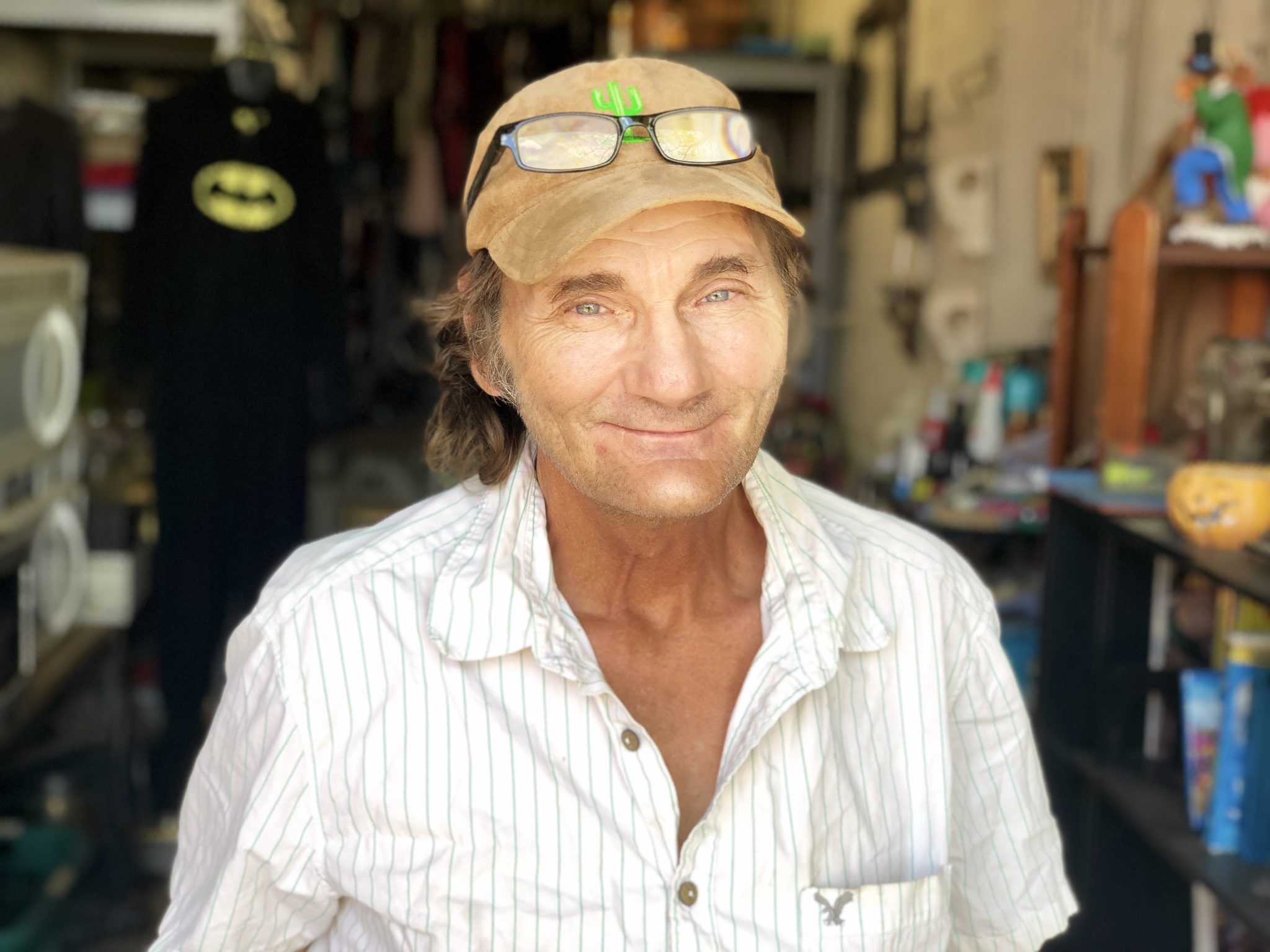 I cleaned the boat out back and moved in