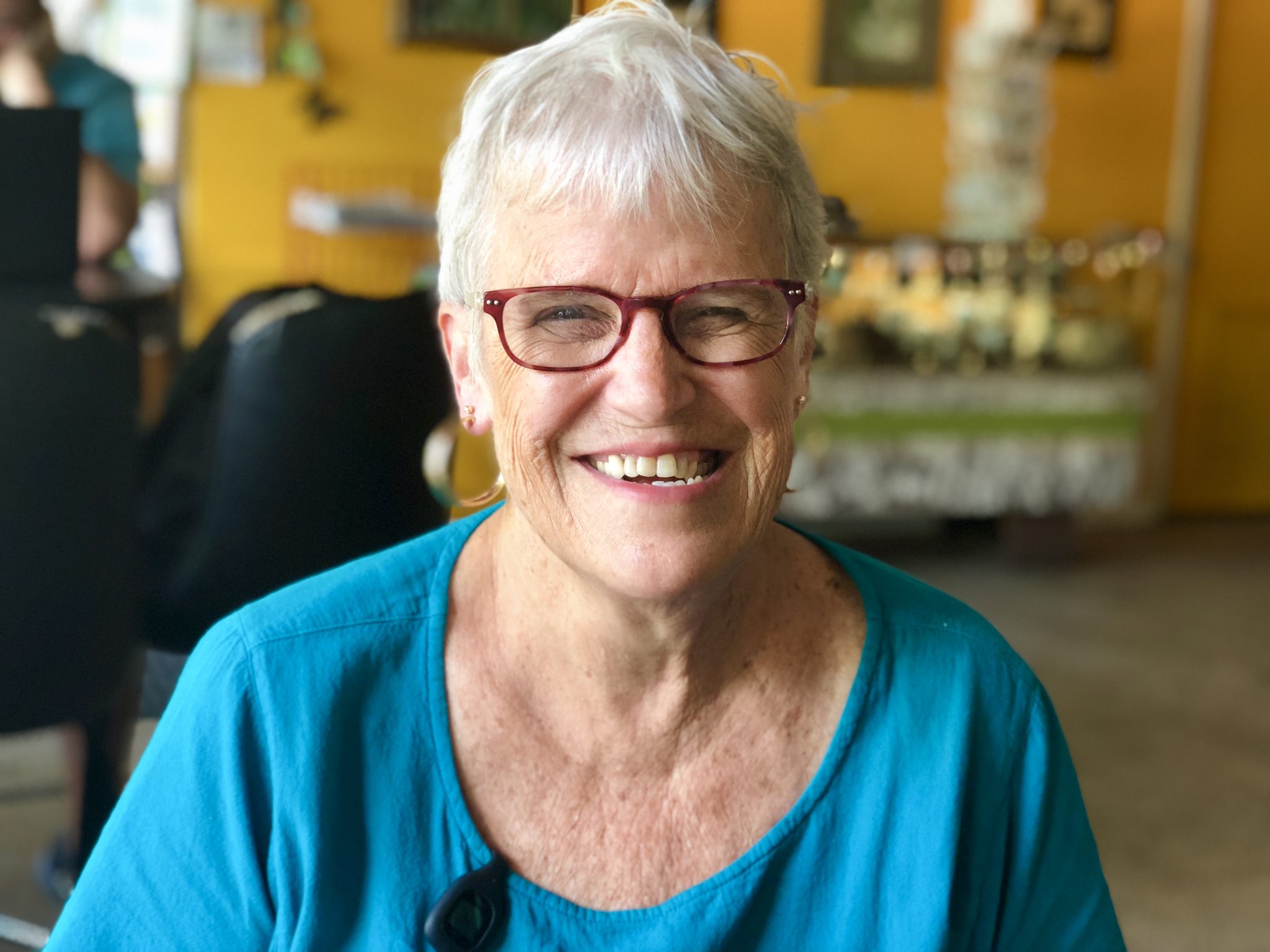 The sky is bluer for me