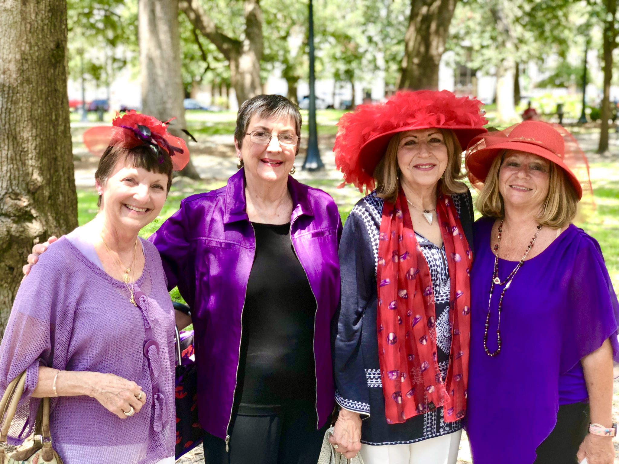 We get together and enjoy life