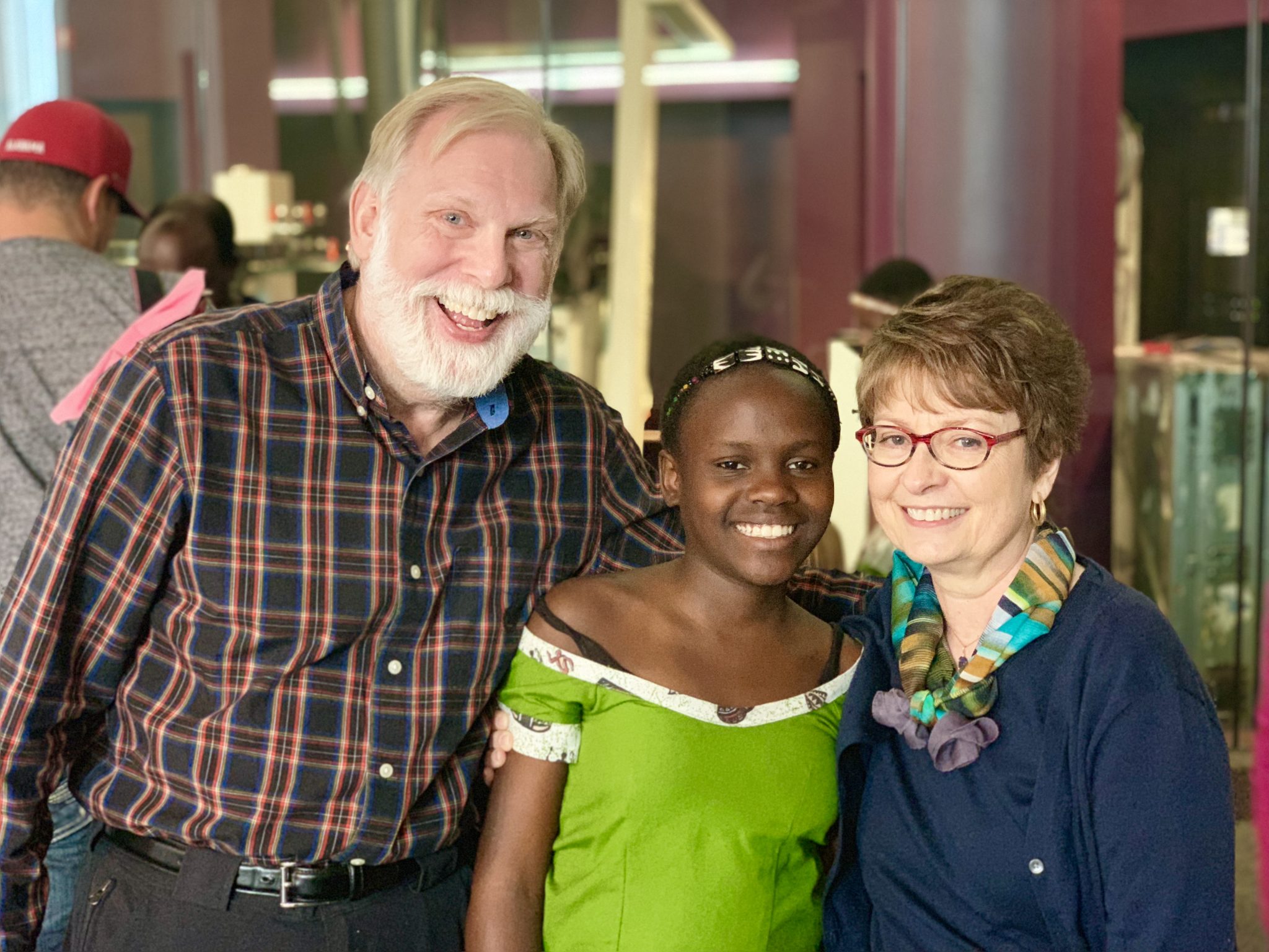 We flew from Wisconsin to Mobile to meet Justine