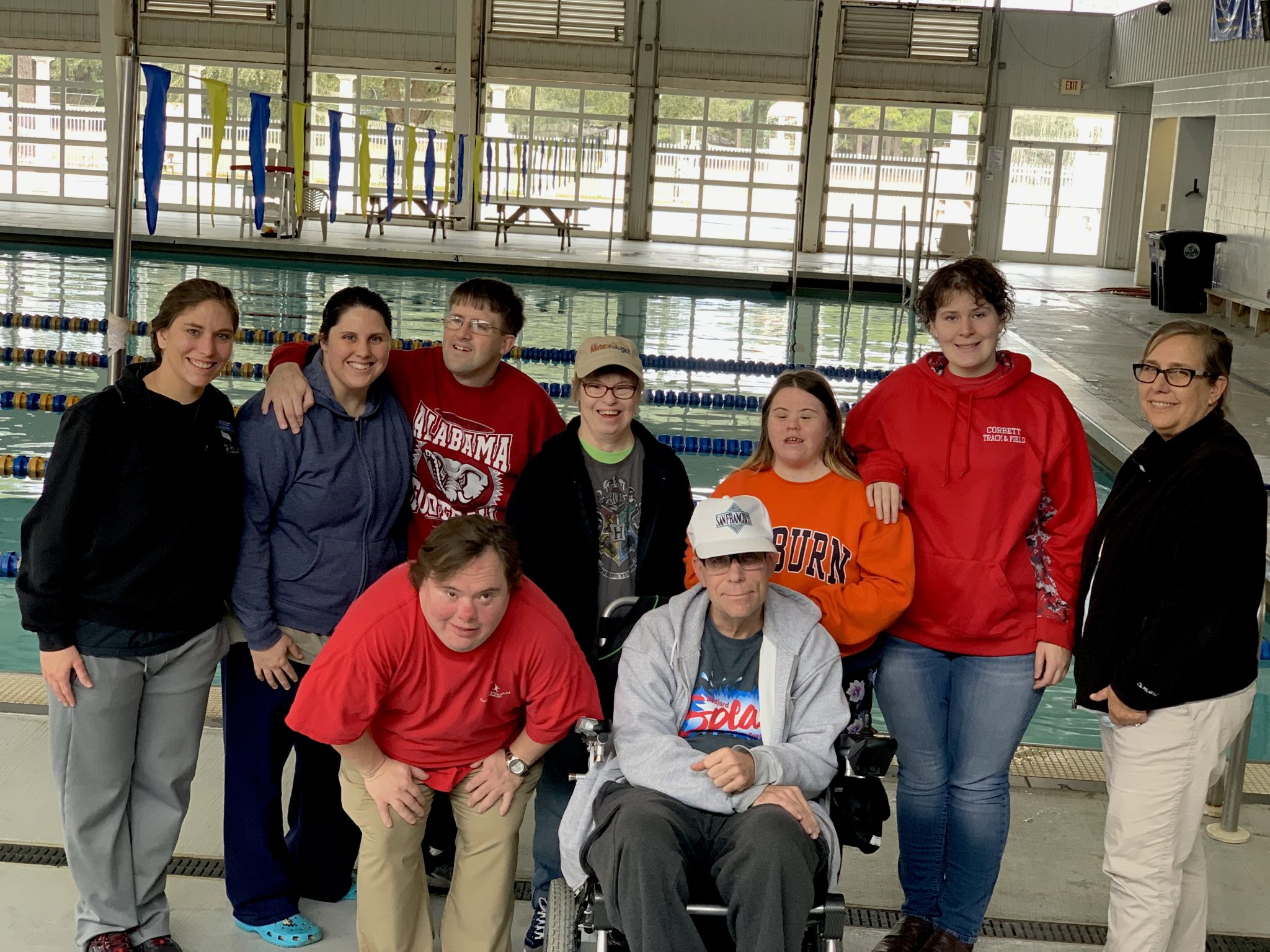 We are training for the special olympics