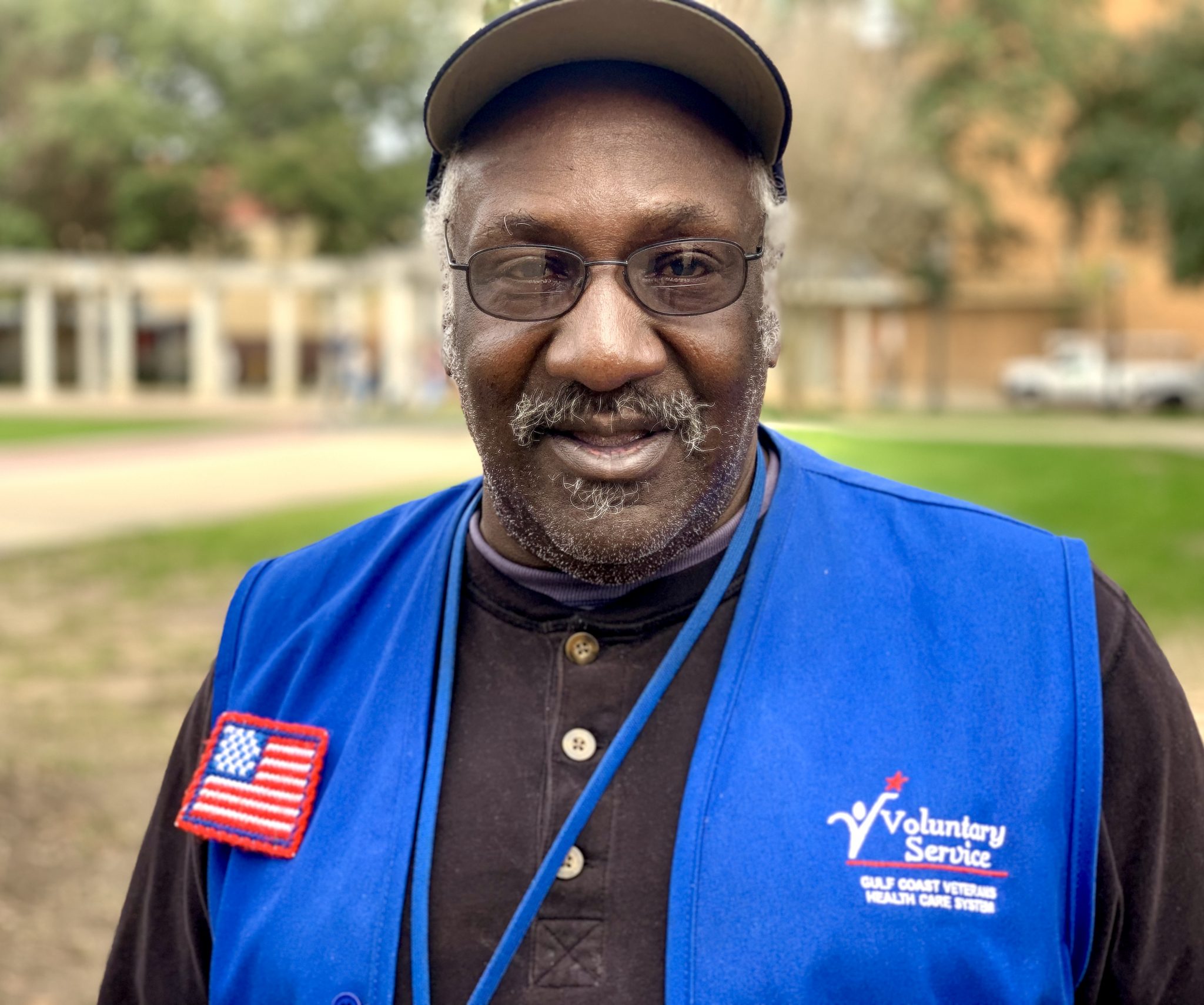 I make the veterans laugh and take their problems off their mind