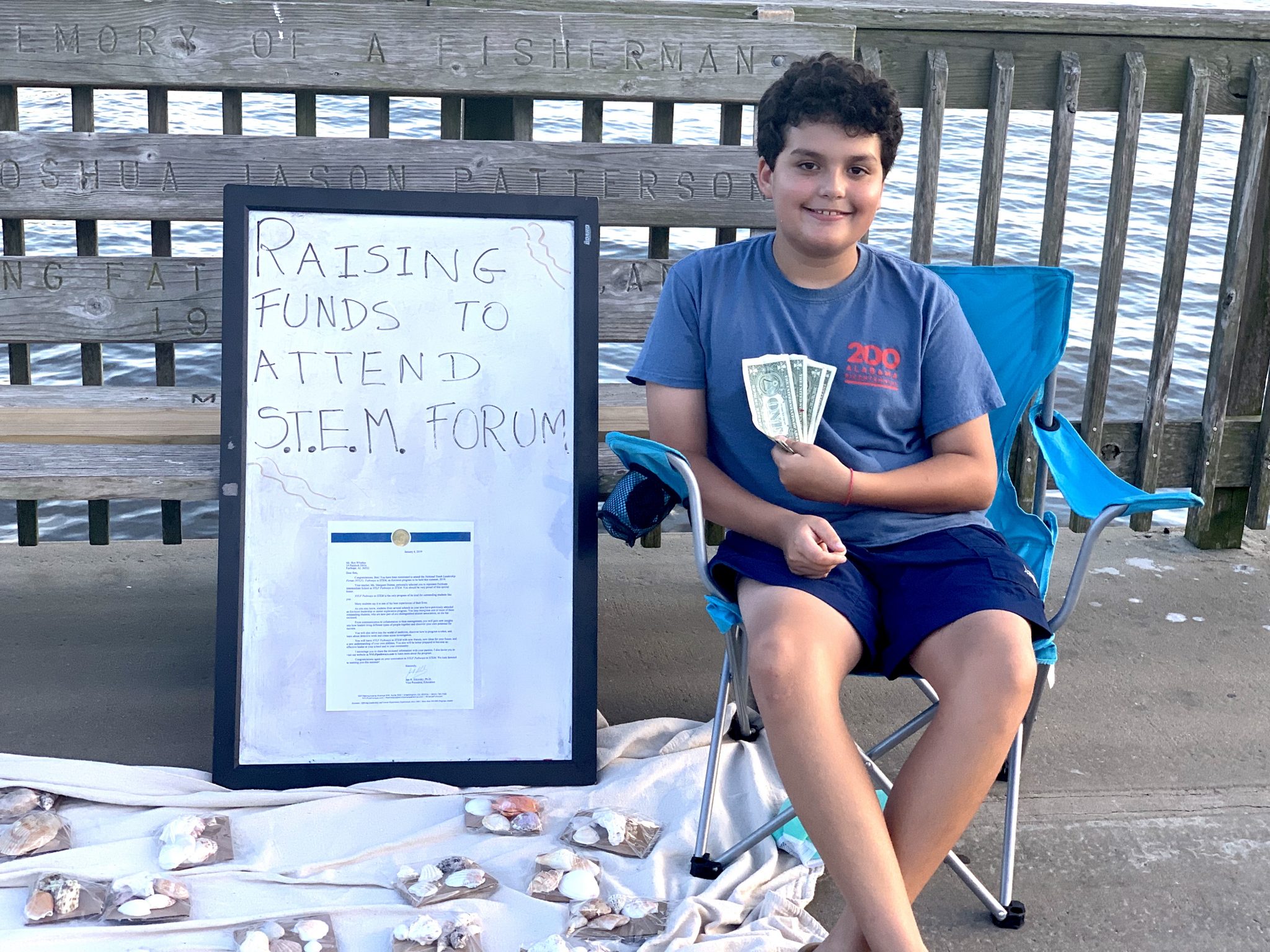 I am raising $200 to pay for camp