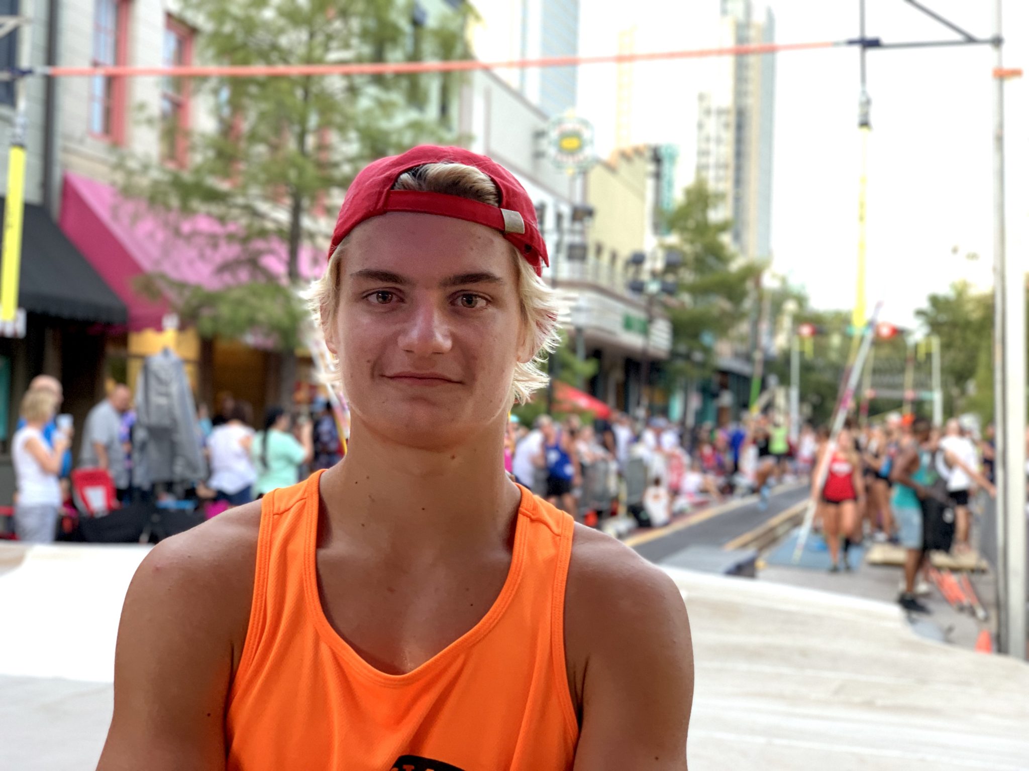 Pole vaulting feels like flying