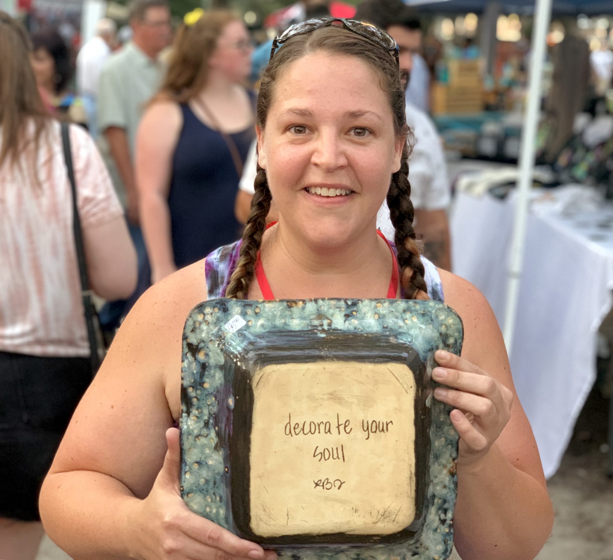 Every piece has a message on the bottom