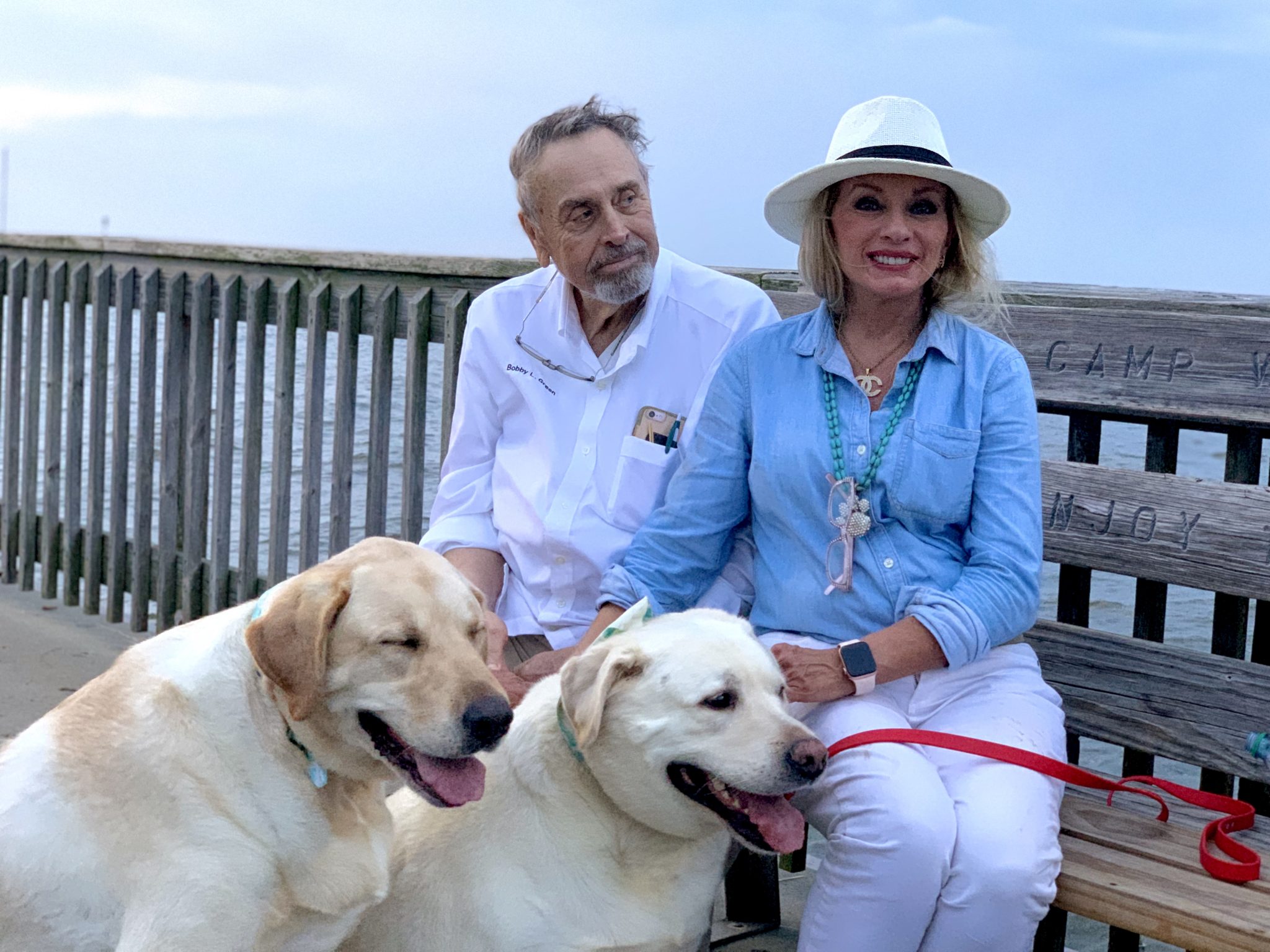 They kneel and we pray with them