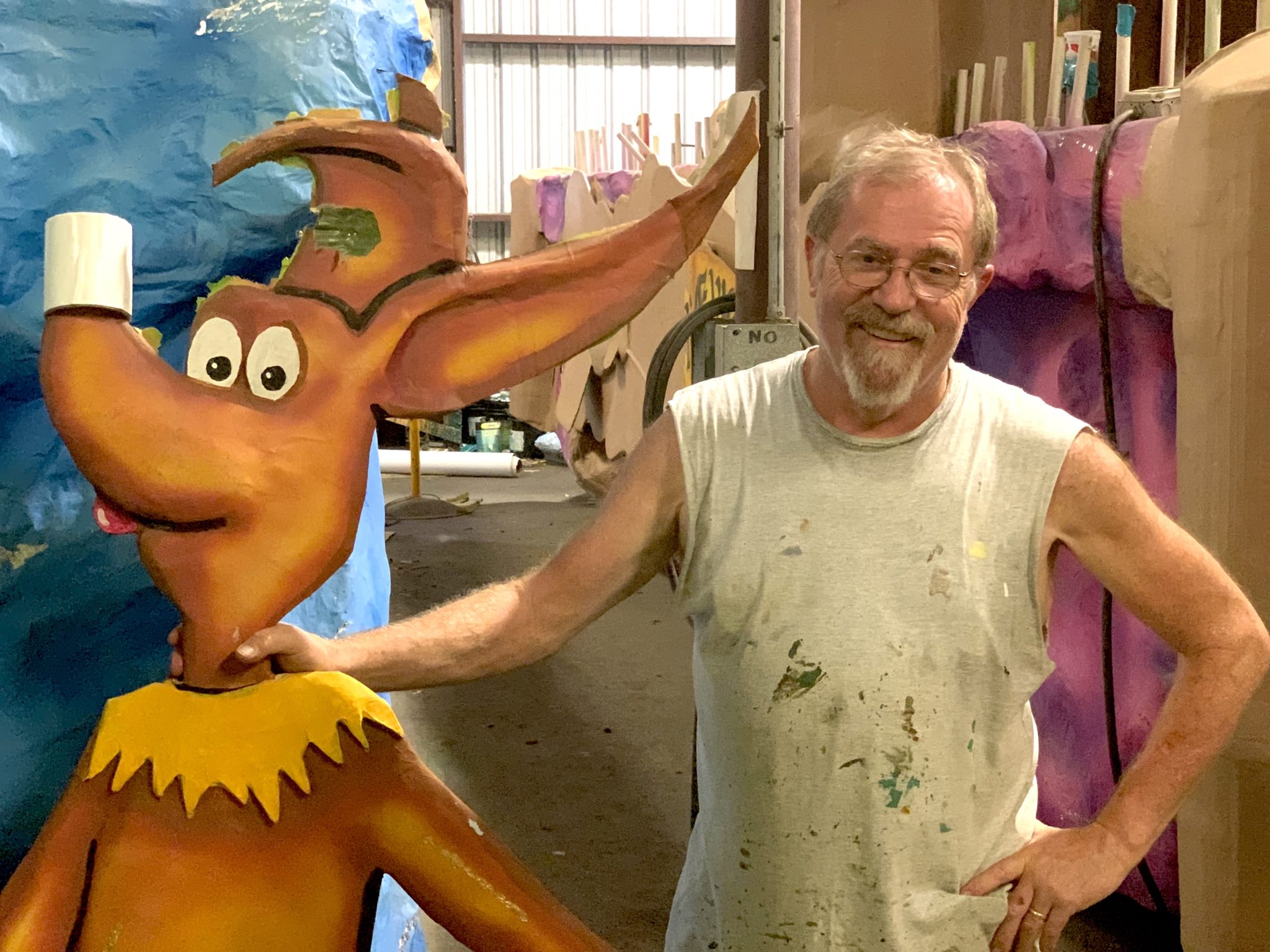 I have made Mardi Gras floats for 44 years