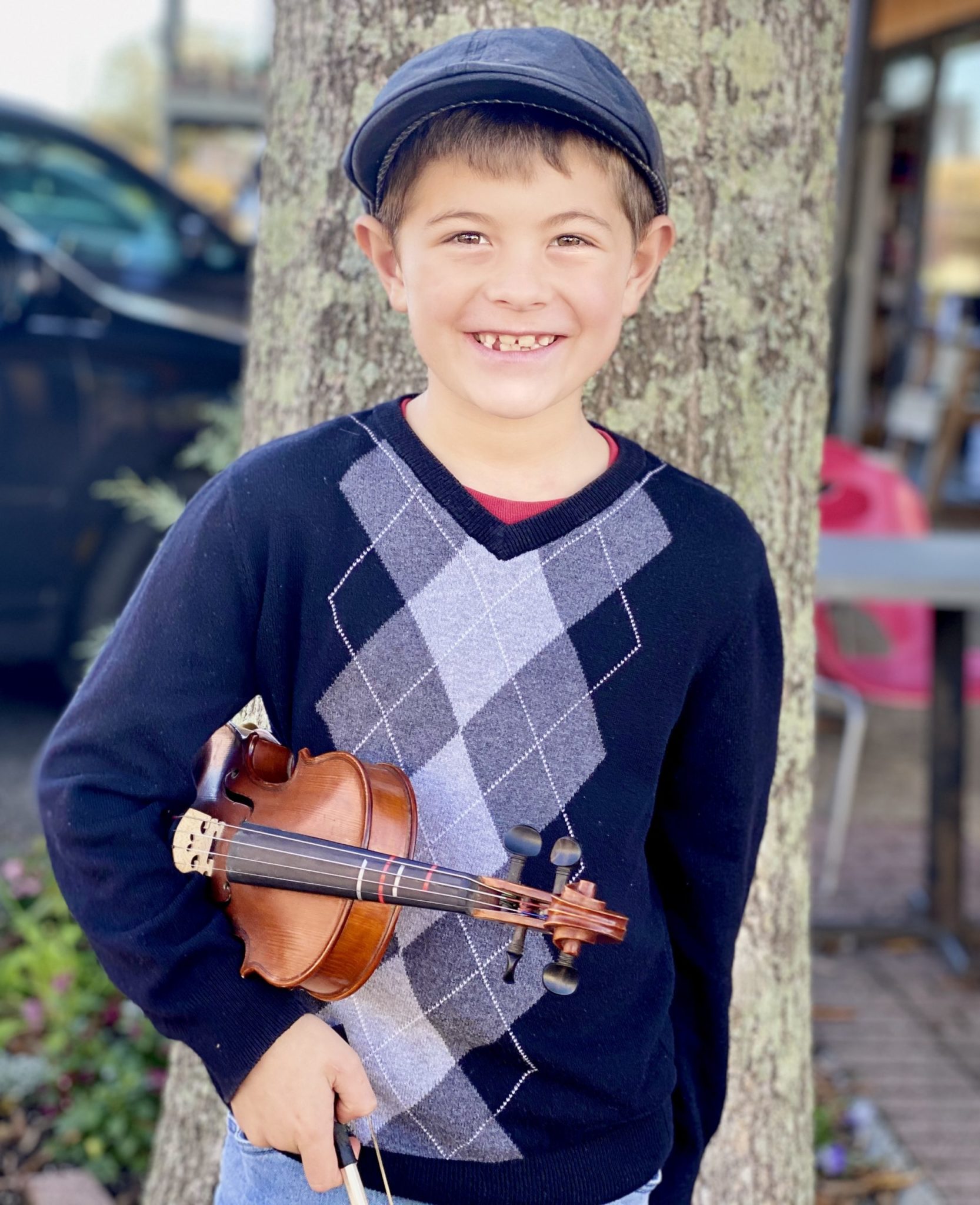 I started playing the violin when I was three