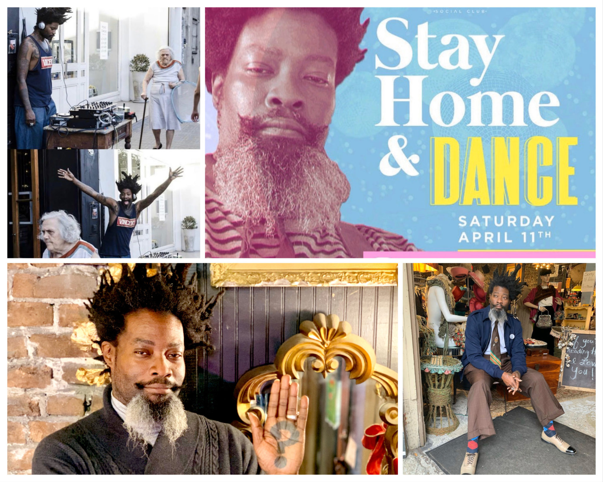 I play music that keeps people happy and grooving