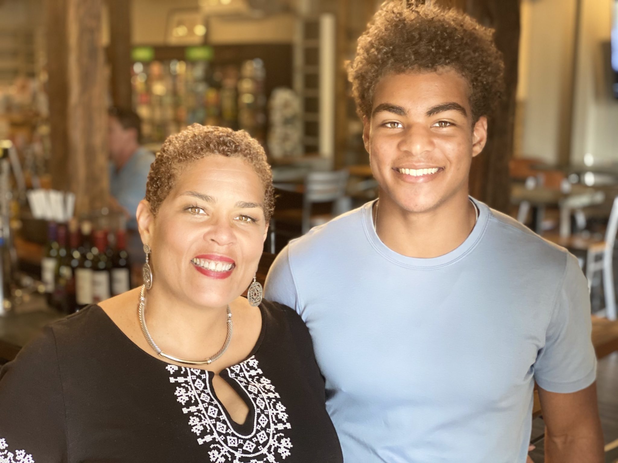 I know how lucky I am to have my family and positive role models