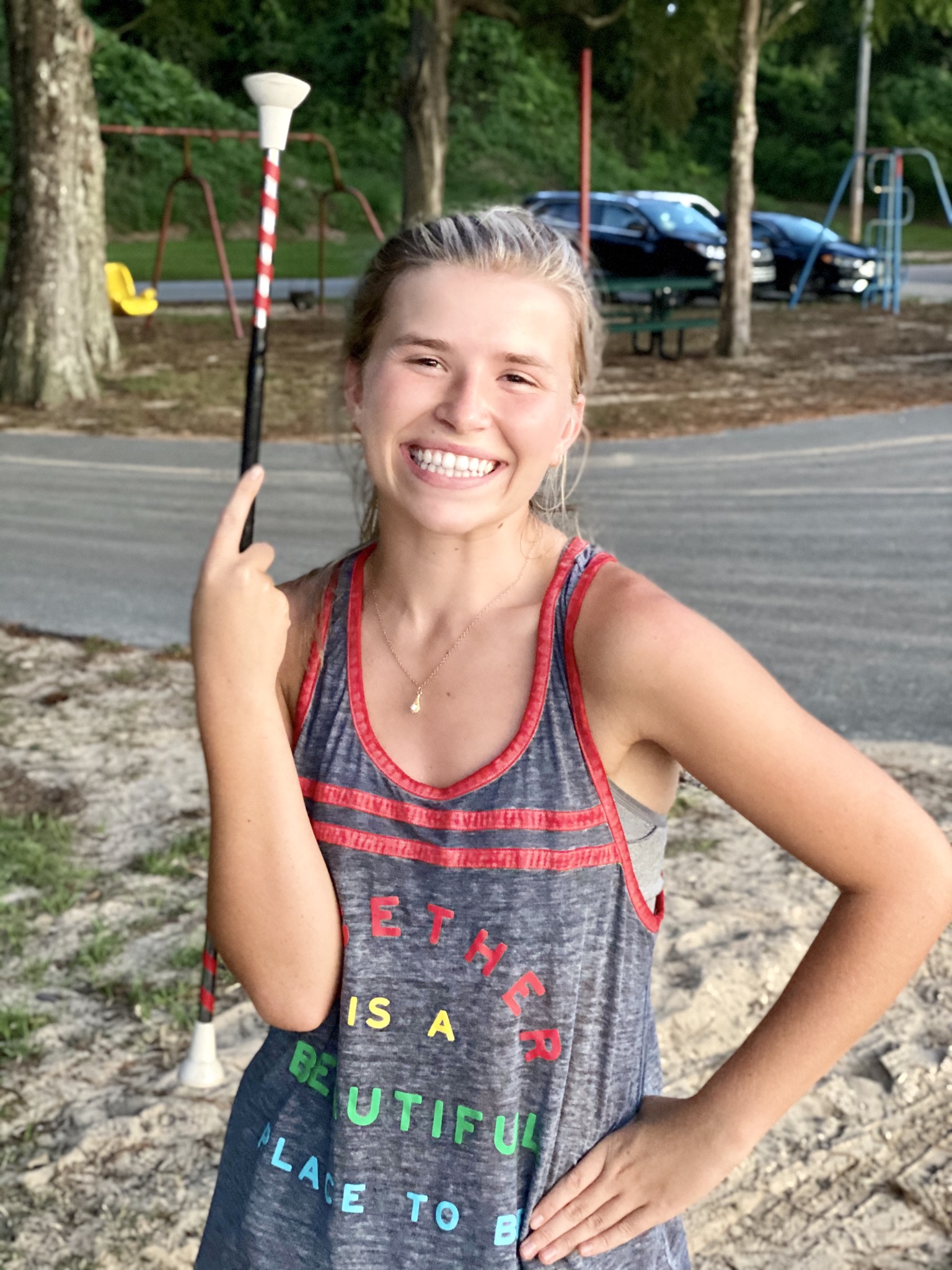 Tomorrow is my first twirling practice at Troy University