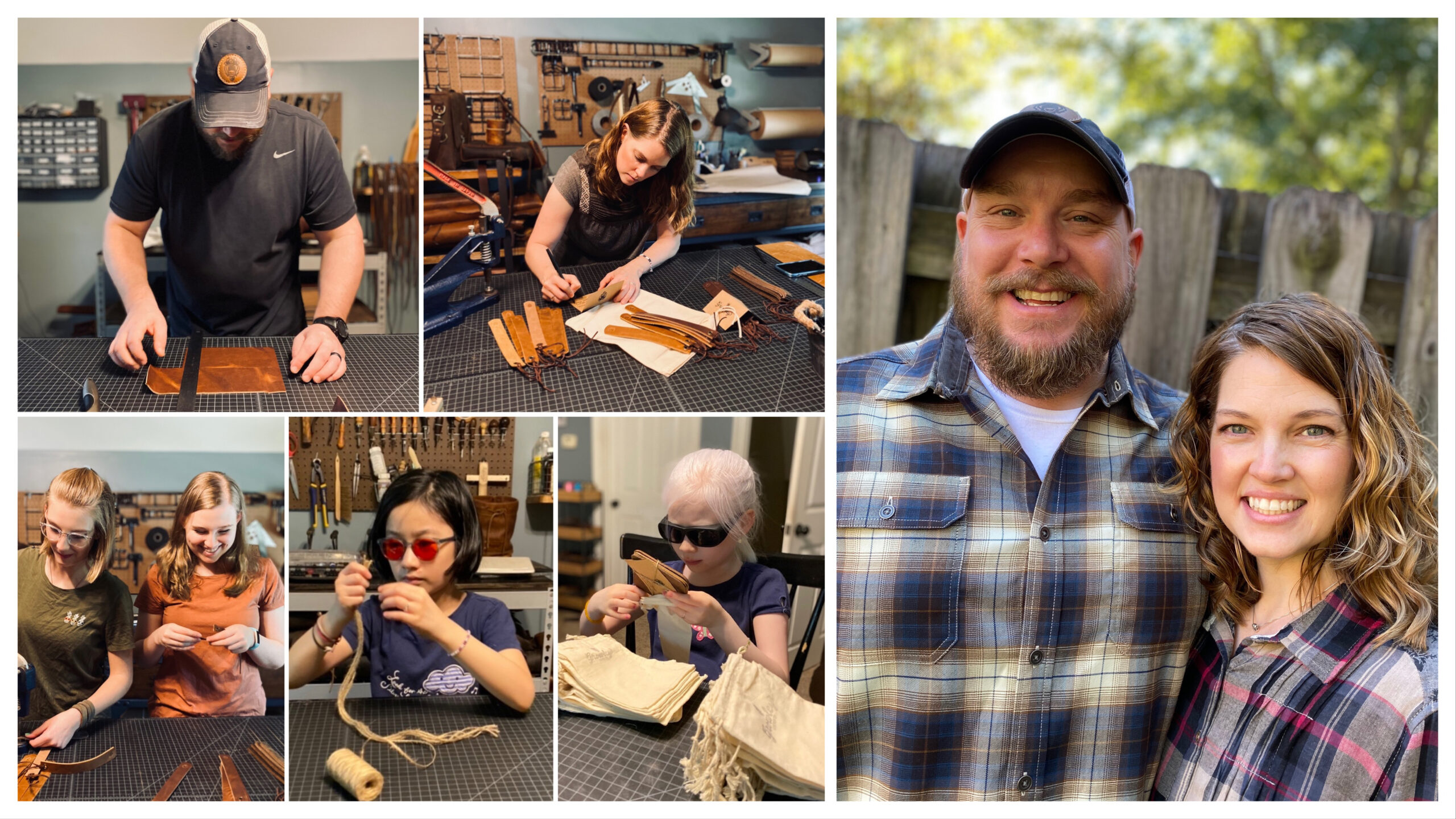 We turned our bedroom into a workshop and built this company together from the ground up