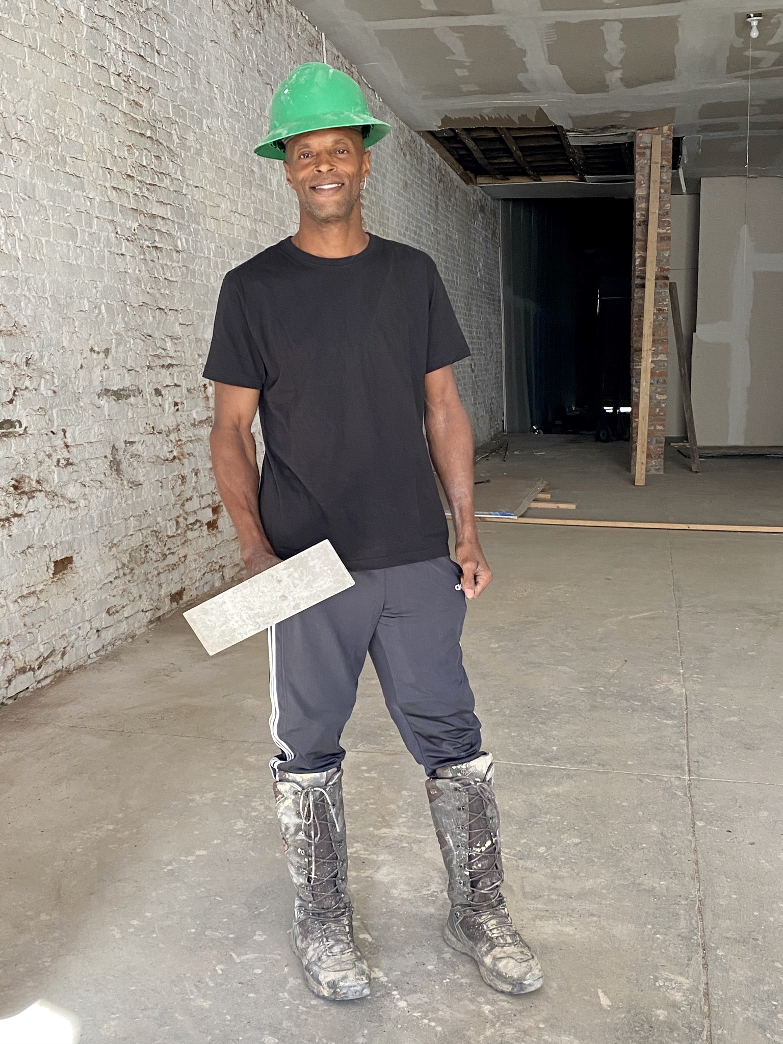 Tennis and stucco are the same strokes