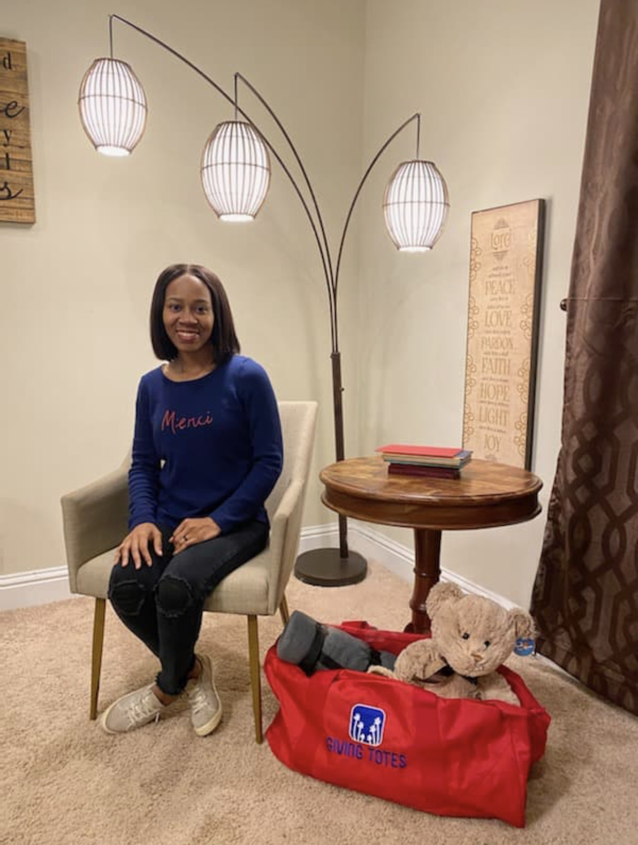 I want to give foster kids something to hold on to as they move between homes