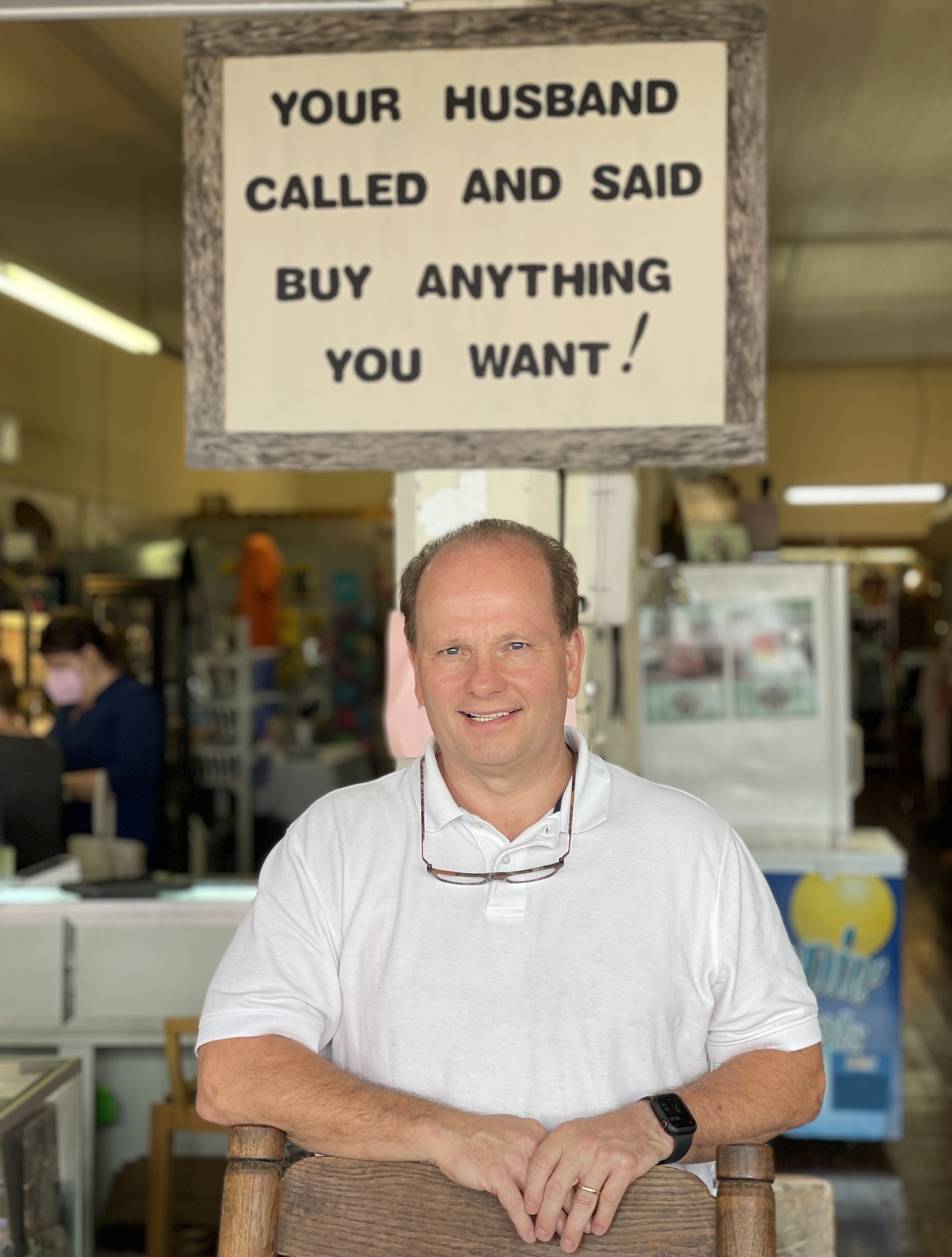 I greet every person who walks in the door