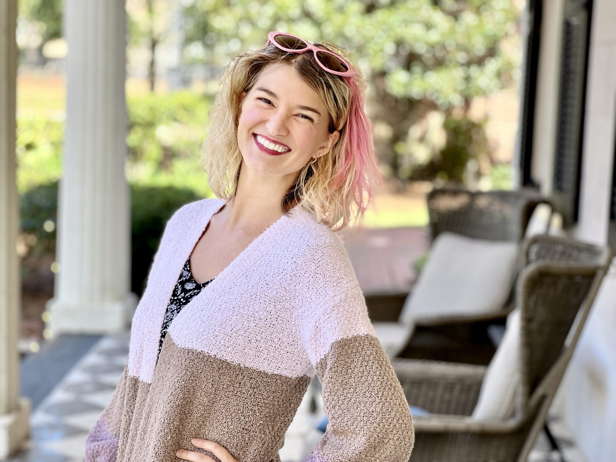 This pink strand gives me a little more confidence and power