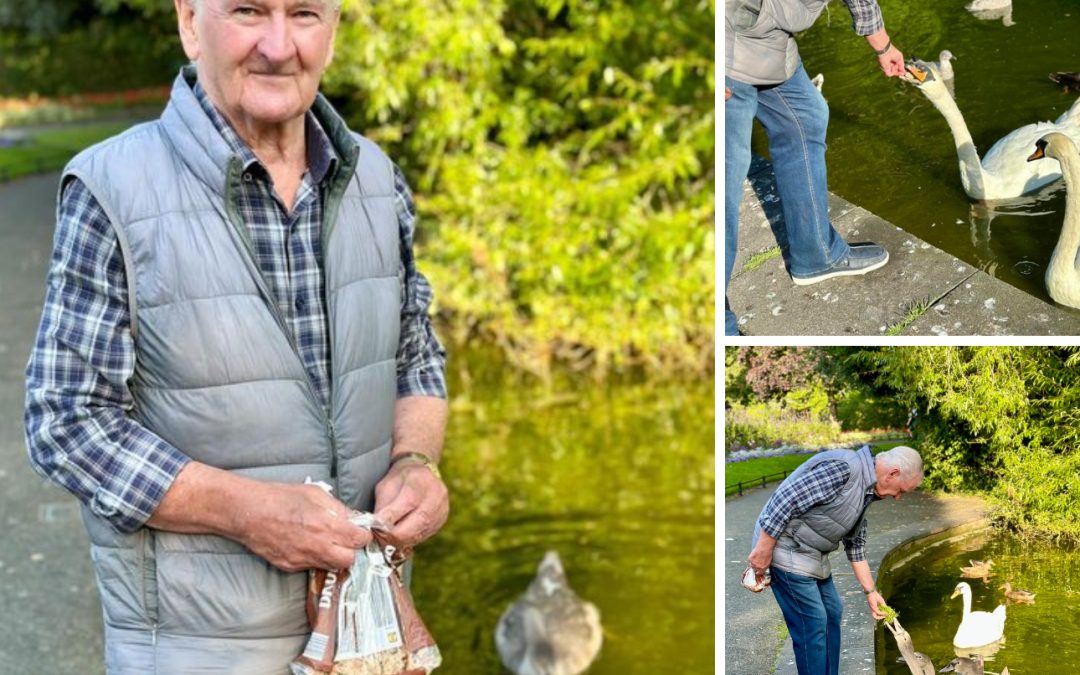 Caring for something other than myself took my mind off my problems