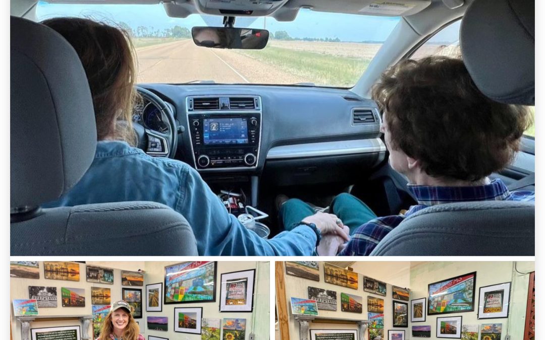 Taking photographs with my Mama