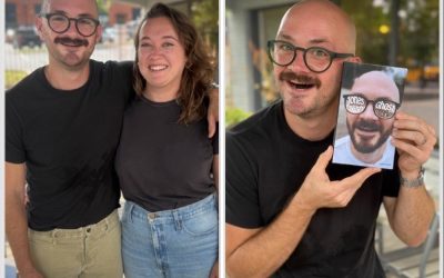 We like the audience laughing at our stories as much as clapping to the music