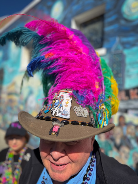 Right now, the world is doing its thing, and we’re here in our Mardi Gras bubble