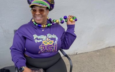 I wait for Mardi Gras every year and thaw out like a piece of chicken. Every year.